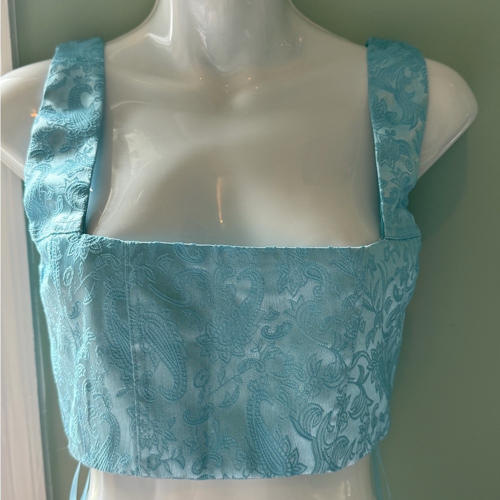 Princess Polly Turquoise Fabric